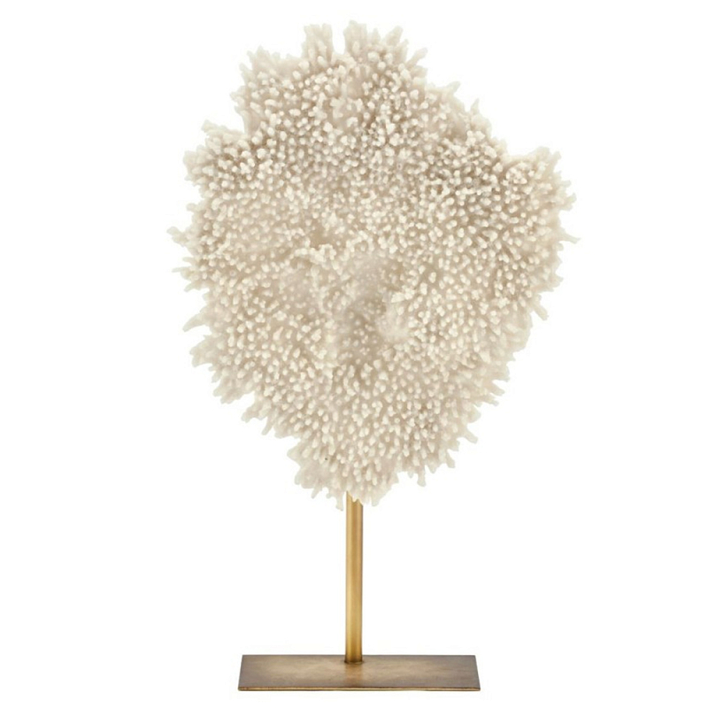 Статуэтка Coral With Base Белый Золотой Статуэтка Coral With Base Белый Золотой в Липецке | Loft Concept