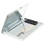 Визитница карманная металлическая с накладкой из натурального камня Серафинит Stone Business Card Holders  варинант исполнения - 3 | Loft Concept в Липецке