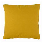 Подушка декоративная хлопковая горчичного цвета с абстрактным принтом Elysian Flow Sunset варинант исполнения - 2 | Loft Concept в Липецке