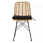 Стул с ротанговым плетением Wicker Stool без подлокотников варинант исполнения - 1 | Loft Concept в Липецке