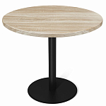 Стол обеденный с круглой столешницей светлый дуб Harris Collection варинант исполнения - 1 | Loft Concept в Липецке