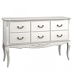 Консоль белая из массива бука с ящиками в стиле прованс White Provence варинант исполнения - 1 | Loft Concept в Липецке