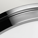 Потолочный светильник для ванных комнат цвета хром с вытянутым плафоном из молочного стекла Feiss варинант исполнения - 4 | Loft Concept в Липецке