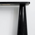 Консоль чёрная на 2-х конусообразных ножках Eros варинант исполнения - 3 | Loft Concept в Липецке