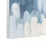 Панно декоративное с ручной росписью Blue Strokes варинант исполнения - 3 | Loft Concept в Липецке