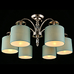 Люстра потолочная Nikoletta с бирюзовым плафоном варинант исполнения - 1 | Loft Concept в Липецке