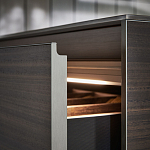 Кухонный гарнитур из массива дерева и камня HI-LINE 6 FRAME DOOR Dada Engenereed Kitchen варинант исполнения - 9 | Loft Concept в Липецке