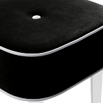 Квадратный мягкий пуф на белых ножках Winton Pouf Square варинант исполнения - 10 | Loft Concept в Липецке