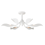 Потолочный светильник с плафонами в виде белых лепестков Delicate Flower варинант исполнения - 2 | Loft Concept в Липецке