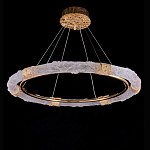 Люстра в форме кольца с золотым декором Warm Heavenly Light варинант исполнения - 1 | Loft Concept в Липецке