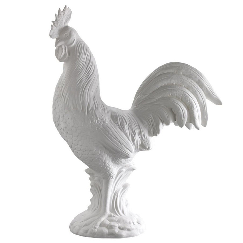 Статуэтка Rooster Bisc. Белый Статуэтка Rooster Bisc. Белый в Липецке | Loft Concept