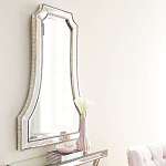 Зеркало в серебристой фигурной раме Silver Reflection варинант исполнения - 4 | Loft Concept в Липецке