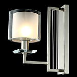 Бра с геометрическим каркасом из металла и цилиндрическим стеклянным плафоном Laurent варинант исполнения - 4 | Loft Concept в Липецке