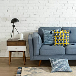 Чехол на подушку с двусторонним принтом и кисточками Ophelia Grove варинант исполнения - 4 | Loft Concept в Липецке