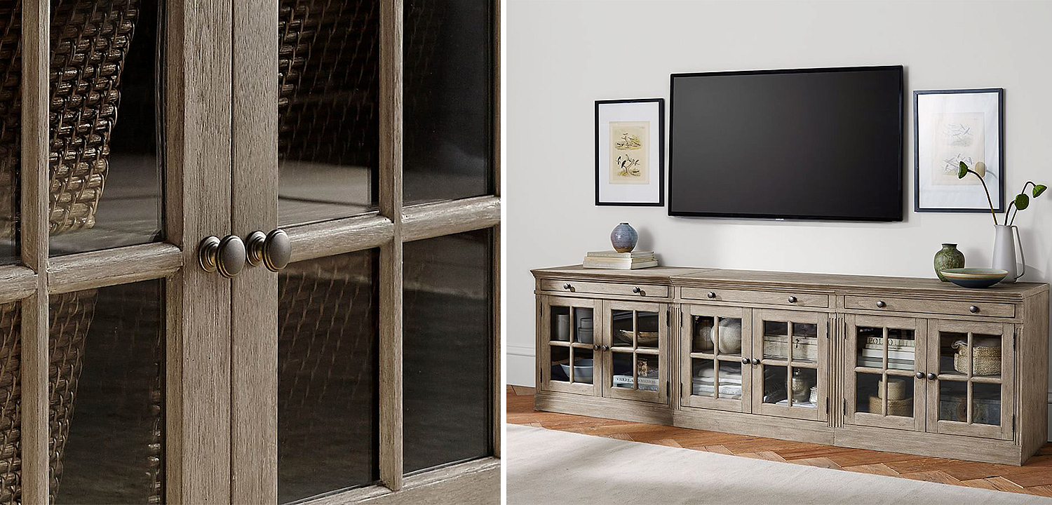 Комод длинный Benjamin Glass Doors long Комод длинный Benjamin Glass Doors long - Loft-Concept в Липецке