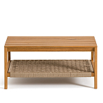 Стол журнальный для сада из акации Breathe Nature варинант исполнения - 2 | Loft Concept в Липецке