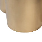 Стол журнальный круглый керамогранит белый Keramos варинант исполнения - 4 | Loft Concept в Липецке