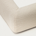 Кровать со съемным бежевым чехлом из ткани букле White Boucle Collection варинант исполнения - 5 | Loft Concept в Липецке