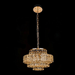 Люстра хрустальная в неоклассическом стиле на золотистом каркасе Majesty варинант исполнения - 2 | Loft Concept в Липецке