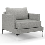 Мебельная ткань Шенилл серый цвет 138 см T4-29 варинант исполнения - 3 | Loft Concept в Липецке