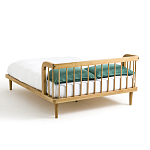 Кровать из массива дуба с пружинным блоком Mateta варинант исполнения - 4 | Loft Concept в Липецке