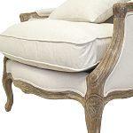 Кресло Ava Classical Armchair beige flax варинант исполнения - 4 | Loft Concept в Липецке