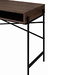 Стол рабочий в стиле лофт с ящиком и нишей для хранения Urban Style Space 2 варинант исполнения - 5 | Loft Concept в Липецке