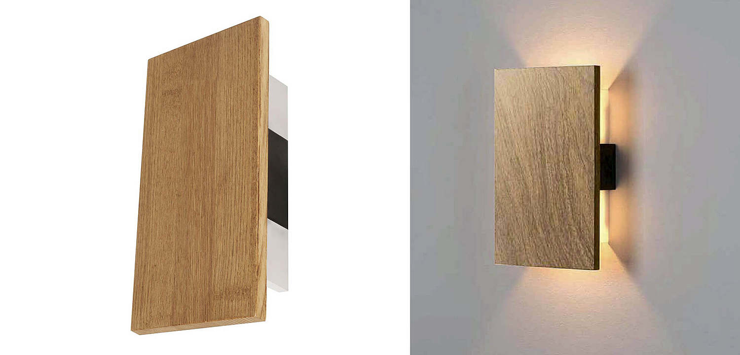 Бра Jordy Wooden Slab Wall Lamp Бра Jordy Wooden Slab Wall Lamp - Loft-Concept в Липецке