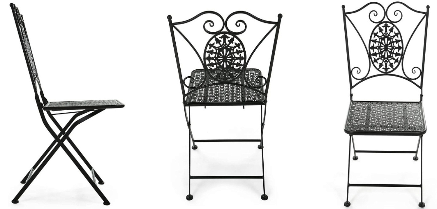 Стул Forged Patterns Eline Black Стул Forged Patterns Eline Black - Loft-Concept в Липецке