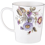 Кружка фарфоровая с рисунком цветов 400 мл Garden Whisper Porcelain Set  варинант исполнения - 1 | Loft Concept в Липецке