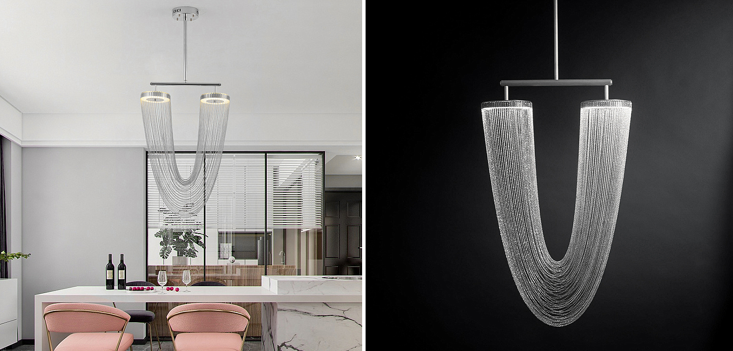 Люстра Otero Silver Larose Guyon Люстра Otero Silver Larose Guyon - Loft-Concept в Липецке