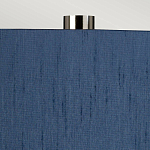 Настольная лампа с цилиндрическим абажуром и прозрачным стеклянным основанием Quintiesse варинант исполнения - 10 | Loft Concept в Липецке