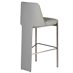 Стул барный серый с обивкой из экокожи Special Support варинант исполнения - 2 | Loft Concept в Липецке