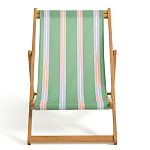 Шезлонг из акации и ткани Argentina варинант исполнения - 4 | Loft Concept в Липецке