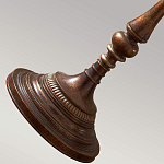 Торшер классического стиля цвета темная бронза с бежевым льяным абажуром Feiss варинант исполнения - 4 | Loft Concept в Липецке