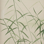 Обои ручная роспись Wild Grasses Special Colourway on Bleached Silver slub silk варинант исполнения - 1 | Loft Concept в Липецке