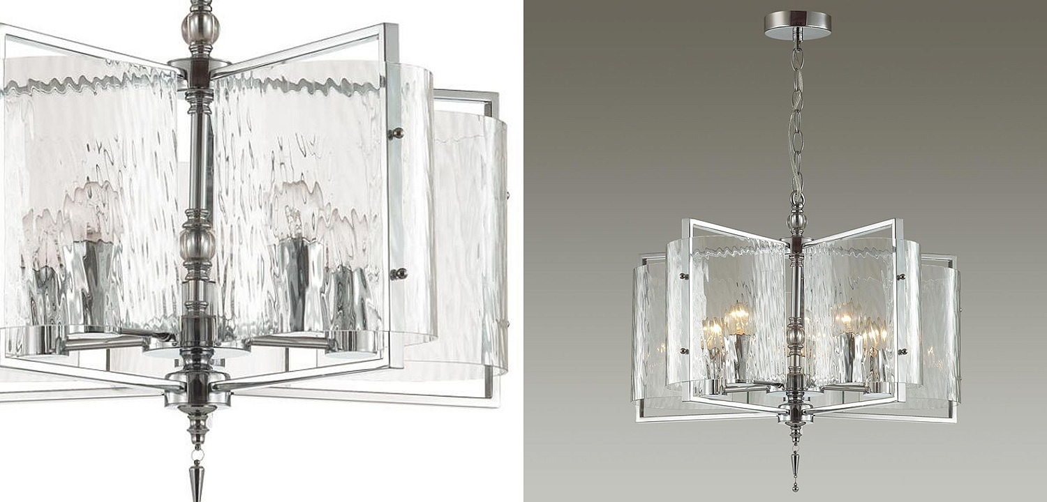 Люстра Karissa Chrome Chandelier 48 Люстра Karissa Chrome Chandelier 48 - Loft-Concept в Липецке