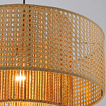 Подвесной светильник с абажуром из плтеного бамбука Light Inside the Cell варинант исполнения - 6 | Loft Concept в Липецке