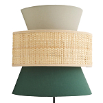 Бра с плетеным декором Bonnie Wicker Green Wall Lamp варинант исполнения - 1 | Loft Concept в Липецке