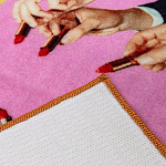 Коврик Seletti Lipstick Pink варинант исполнения - 1 | Loft Concept в Липецке