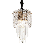 Подвесной хрустальный светильник Harmonica Crystal Gold Hanging Lamp варинант исполнения - 1 | Loft Concept в Липецке