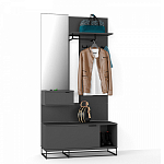 Вешалка настенная цвета графит Strict Lines варинант исполнения - 2 | Loft Concept в Липецке