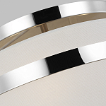 Потолочный светильник с белым тканевым абажуром Generation Lighting варинант исполнения - 3 | Loft Concept в Липецке