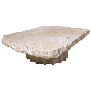 Кофейный стол Travertine Column Coffee Table