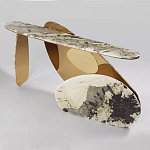 Консоль в виде овальных элементов Jinye console варинант исполнения - 2 | Loft Concept в Липецке