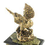 Часы настольные из натурального камня с декором в виде орла Eagle Stone Clock варинант исполнения - 9 | Loft Concept в Липецке