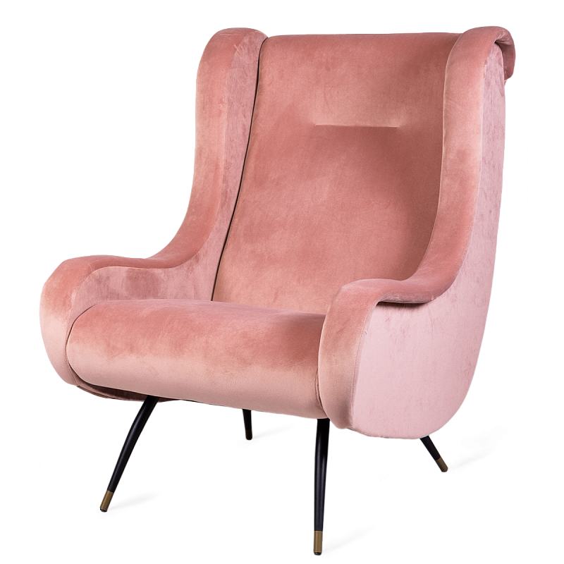 Кресло Sofia pink Розовый пастельный Кресло Sofia pink Розовый пастельный в Липецке | Loft Concept