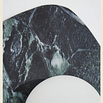 Бра с каменным основанием и плафоном из стекла в форме шара Shaw Marble Lighting варинант исполнения - 3 | Loft Concept в Липецке