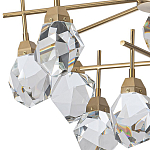Люстра с хрустальными плафонами Esme Crystal Brass Chandelier варинант исполнения - 3 | Loft Concept в Липецке