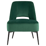 Мягкое кресло в зеленом велюре ALBA варинант исполнения - 2 | Loft Concept в Липецке